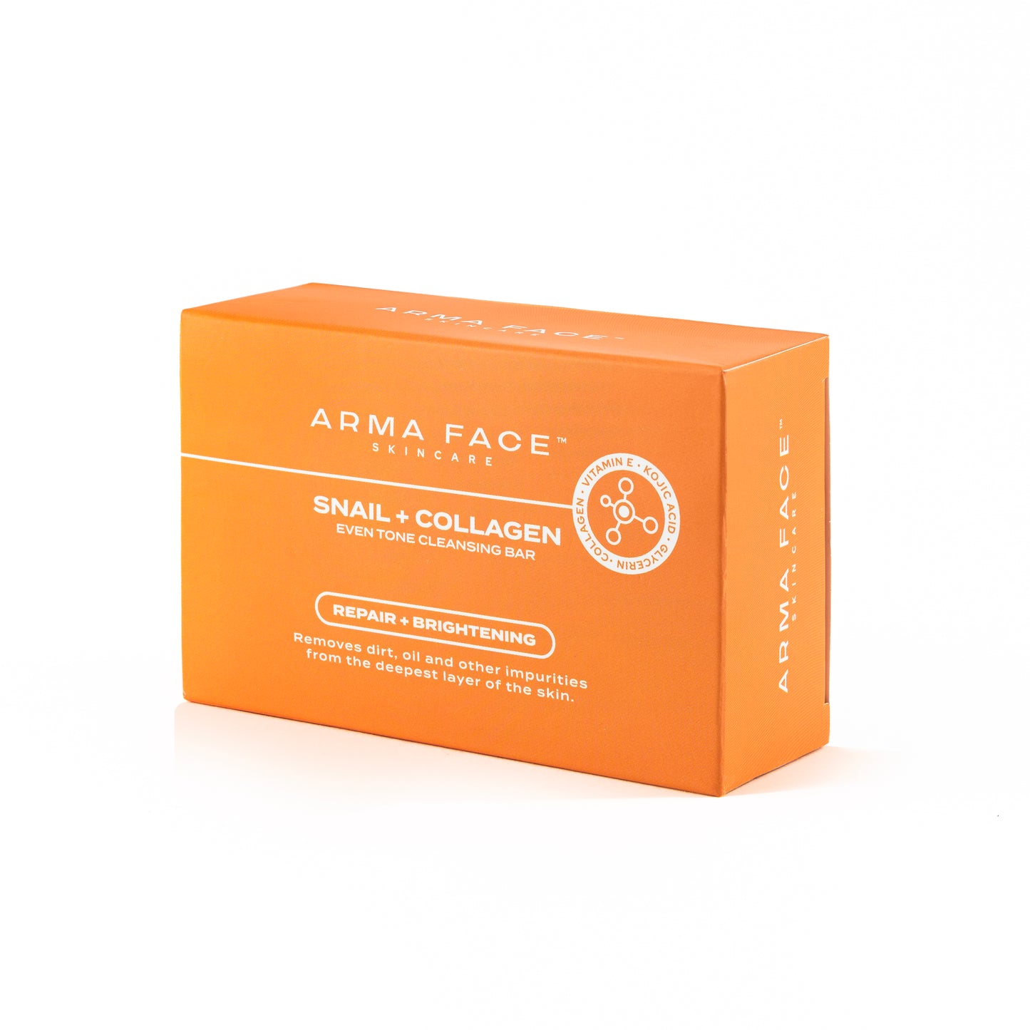 Barra limpiadora uniforme Snail + Collagen con esponja exfoliante